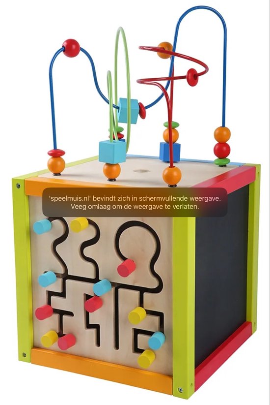 Playwood / Roel Activity Cube - Activiteiten kubus Groot van Playwood