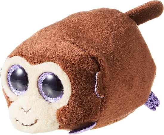 Pluche Aapje - Knuffelaapje Speeltje - Kinderspeelgoed - Zachte Vacht - 10 cm - Bruin