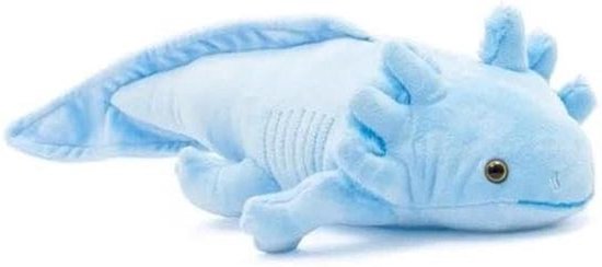 pluche axolotl 45cm blauw