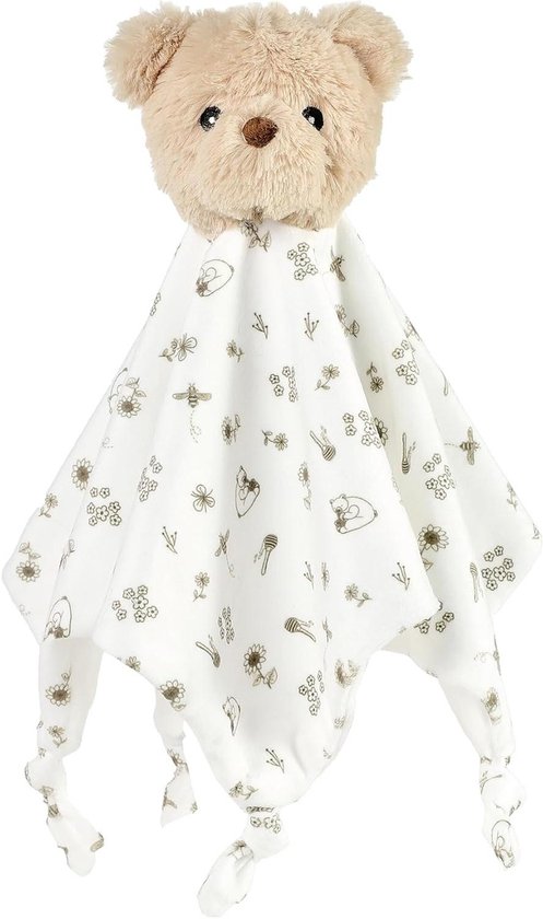 Pluche Baby Deken - Knuffeldeken Baby - Baby Comfort - Zacht Fluwelen Fleece - Baby Maat - Zacht Beer