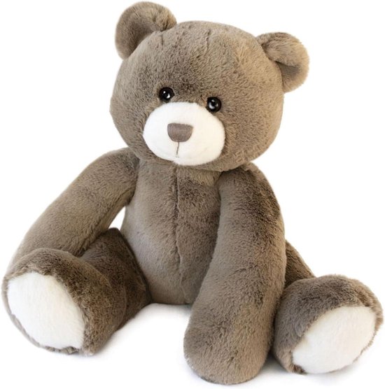 Pluche beer - Knuffel dier - Baby comfort - Wasbaar ontwerp - 35 cm - Taupe