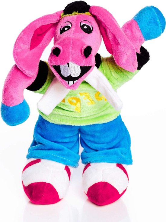 Pluche dier - Knuffel burrito - Zingen en spelen - Zacht pluche materiaal - 25 cm - Meerkleurig van Merkloos