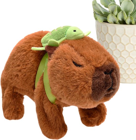 Pluche Dier - Knuffel Dier - Kinderspel - Interactief Pluche - 15 cm - Blauw