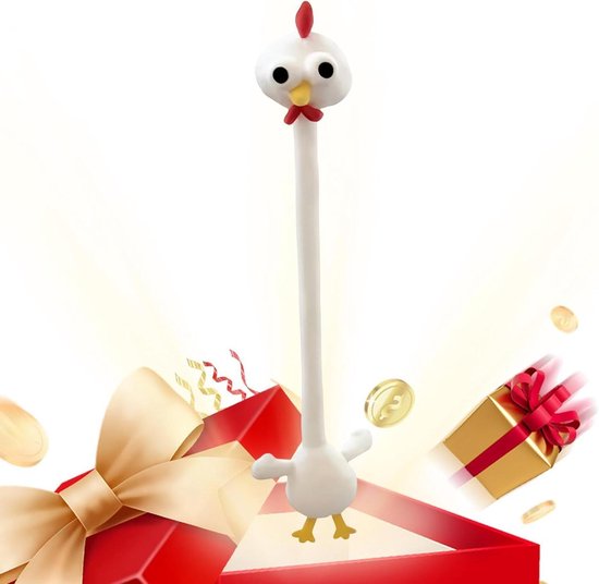 Pluche Dier - Knuffel Giraf - Decoratie Kleuterschool - Opvouwbare Hals - 40 cm - Kip