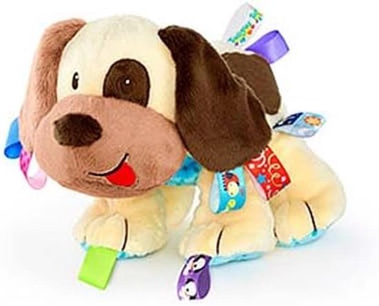 Pluche Dier - Knuffel Olifant - Baby Speelgoed - Zachte Labels - 18 cm - Meerkleurig