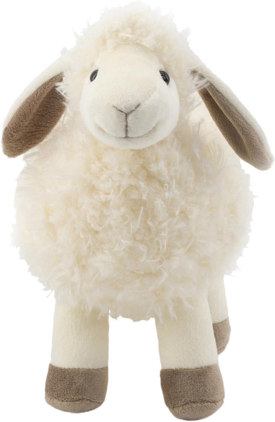 Pluche Dier - Knuffel Schaap - Kinderen Spelen - Extra Zacht Materiaal - 22 Cm - Grijs