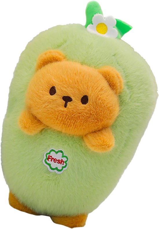 Pluche Dier Konijn Wortel - Omkeerbare Knuffel - Kinderspel - Dubbelzijdig Ontwerp - 28 cm - Meerkleurig
