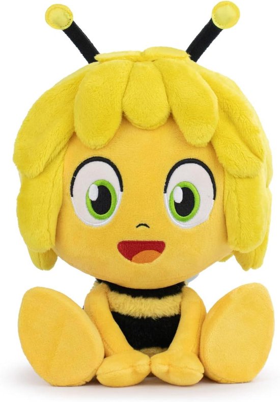 Pluche dier Maja - Knuffel Maja - Fantasierijk Spelen - Officieel Gelicentieerd - 26 cm - Bruin