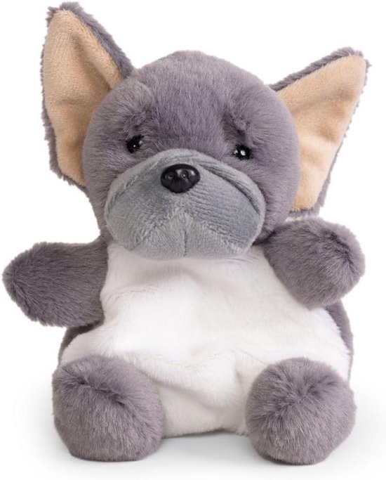 Pluche Dierenknuffel Frans Bulldog in Hoodie Pasen Cadeau van Merkloos