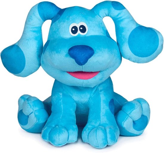 Pluche Dinosaurus - Knuffelbeest Speelgoed - Kinderen Spelen - Zacht Materiaal - 24 cm - Blauw