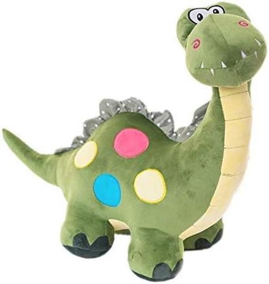 Pluche Dinosaurussen Speelgoed - Dino Knuffel - Kinderkamer Decoratie - Zacht PP Katoen Vulling - 35 cm - Groen