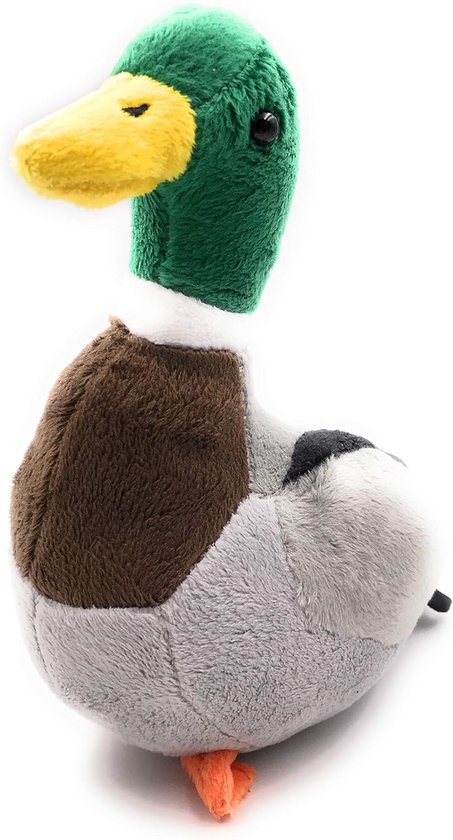 Pluche Eend Knuffeldier Zittend 21 cm Zacht Speelgoed voor Kinderen van Merkloos
