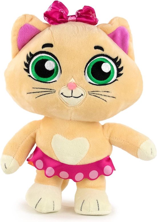 Pluche figuur - Knuffel - Kinderkamer decoratie - Superzachte microvezel - 26 cm - Roze van Merkloos