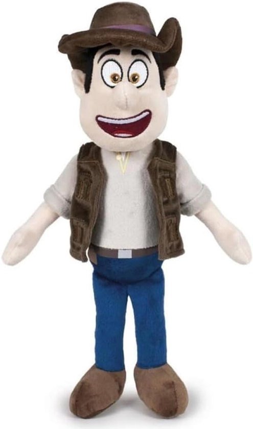 Pluche figuur Tadeo Jones - Knuffel Tadeo - Knuffelen - Officieel gelicentieerd - 45 cm - Bruin