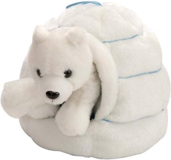 Pluche IJsbeer Knuffels - Speelgoed IJsbeer - Kinderen Spelen - Zacht en Knuffelig - 15 cm - Wit