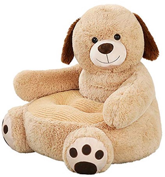 Pluche Kinderfauteuil - Multifunctionele Zitbank voor Peuters en Baby's