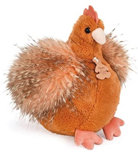 Pluche Kip Boerderijdier - 20 cm - Zacht en Schattig - Perfect Cadeau voor Baby's en Kinderen