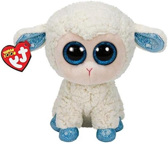 Pluche Knuffel - Zacht Speelgoed - Spelen en Knuffelen - Vriendelijk Design - 24 cm - Wit Blauw van Merkloos
