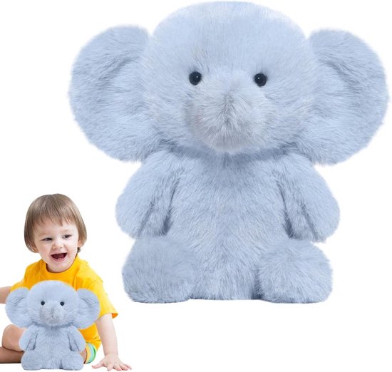 Pluche Knuffeldier - Knuffelkussen Speelgoed - Decoratief en Comfort - Extra Zacht Pluche - 22 cm - Enkel Kenmerk