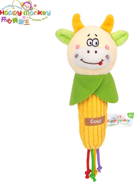 pluche knuffels/ baby speelgoed 0 jaar/ babyborn/ schoencadeautjes sinterklaas/ Baby Lemon hand-zwengelen/Baby Speelgoed /kerstcadeau/ sinterklaas/black friday/  baby cadeau/ baby shower/ koe van Baby Lemon