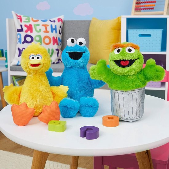 Pluche Knuffelset - Sesamstraat Vrienden - Kinderen Spelen - Zachte Duurzame Stoffen - 203 cm - Meerkleurig