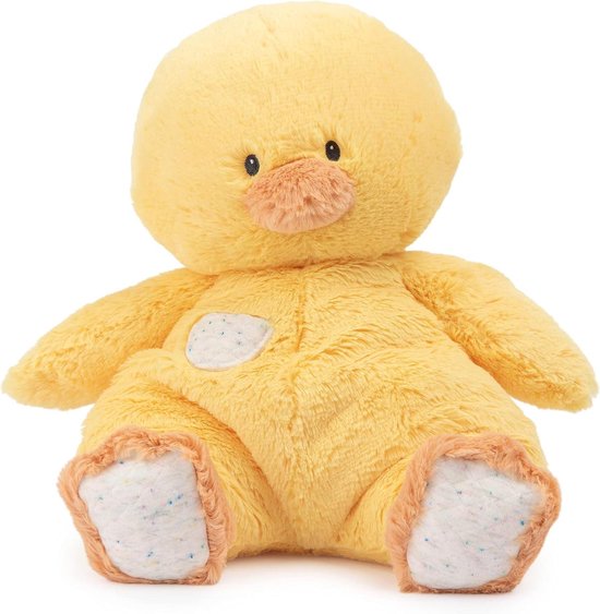 Pluche Kuiken Knuffel - Zacht Speelgoed Dier - Baby Kamer Decoratie - Geborduurde Details - 318 cm - Geel