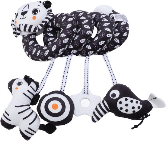 Pluche Leeuw Speelgoed - Baby Activiteitsspeelgoed - Kinderwagen & Autostoel - Handig Vast Te Pakken