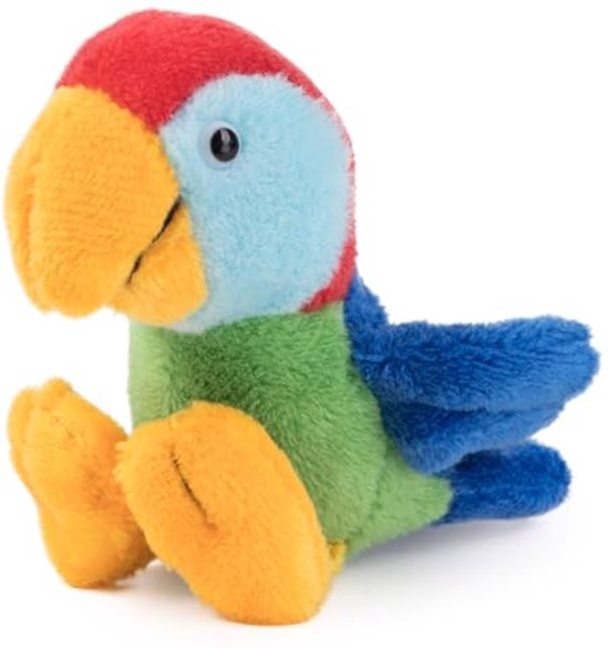 Pluche Magneet Papegaai 10 cm - Perfect Cadeau voor Kinderen van Wild Republic