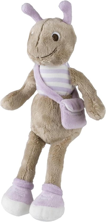 Pluche mier - Knuffel dier - Baby cadeau - Gerecyclede vulling - 28 cm - Bruin/Paars