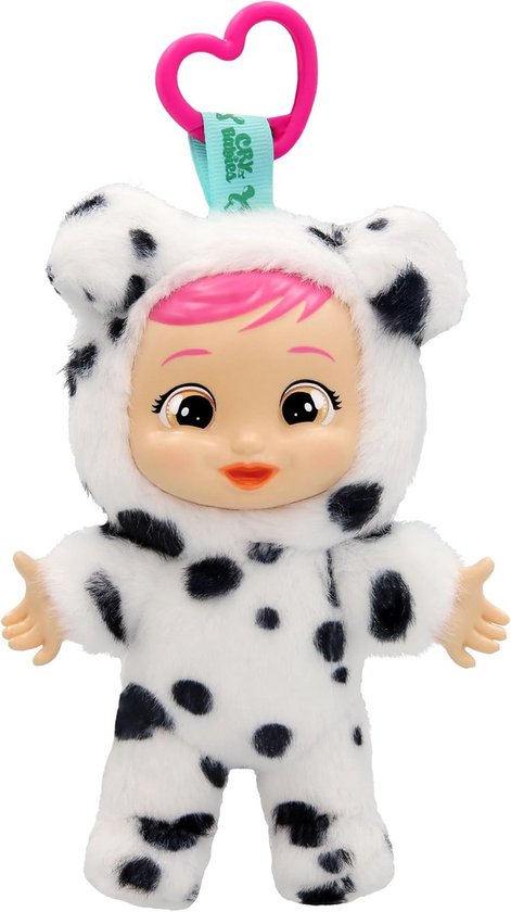 Pluche mini-baby pop met hanger - Verzamelbaar knuffeldier voor kinderen vanaf 3 jaar van Merkloos