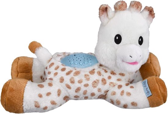 Pluche Nachtlampje - Sterrenprojector Muziekknuffel - Baby Slaap Gemoedelijk Maken - Afneembare Behuizing - 33 x 18 x 20 cm
