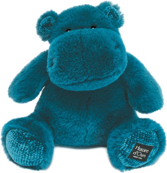 Pluche Nijlpaard - Zacht en Schattig Knuffeldier - 25 cm - Ideaal Cadeau voor Geboorte en Verjaardag van Merkloos