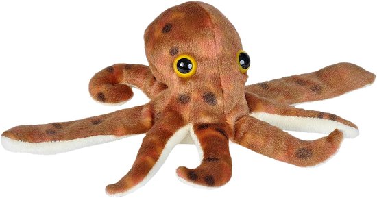 Pluche Octopus Klikarmband Knuffeldier 20 cm - Duurzaam Speelgoed