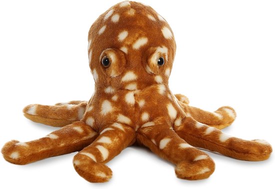 Pluche Octopus - Knuffelbeest - Knuffelen en decoratie - Zacht met gevulde tentakels - 30 cm - Meerkleurig