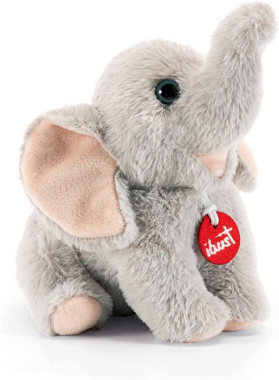 Pluche Olifant - Knuffel Olifant - Knuffelen en Spelen - Zachte Materialen - 22 x 16 x 16 cm - Grijs