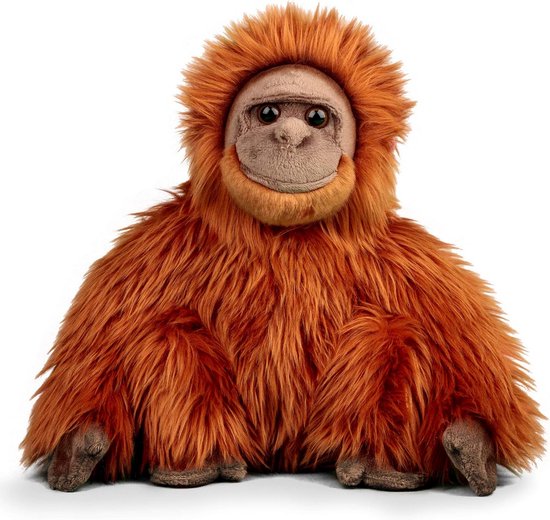 Pluche Orang Oetan Knuffeldier Realistisch & Knuffelzacht - 30 cm Speelgoed
