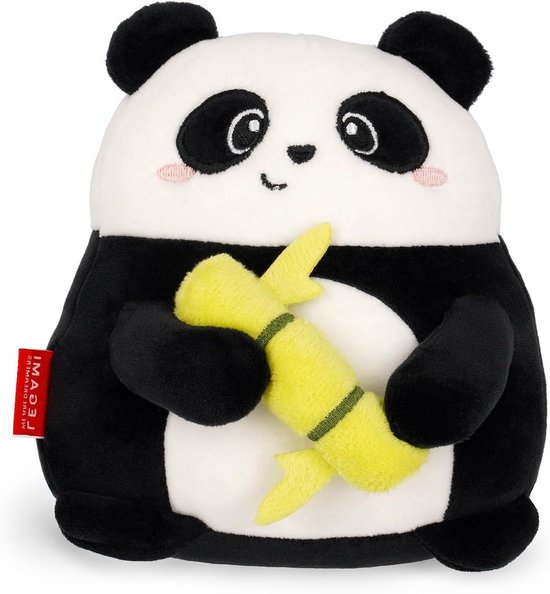 Pluche Panda - Knuffelbeer - Cadeau Geven - Super Zacht - 14 x 15 x 12 cm - Wit