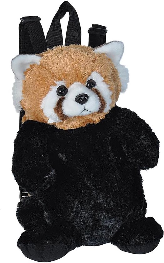 Pluche Panda Rugzak - Knuffeldier Dier - Spullen Dragen - Wasbaar Materiaal - 36 cm Hoog - Meerkleurig