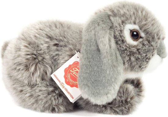 Pluche Rammetje Grijs 18 cm, Knuffeldier van Gerecycled Materiaal