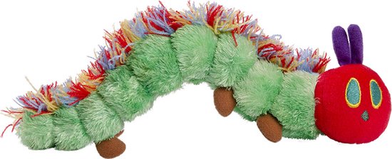 Pluche Rupsje Nooitgenoeg (26 cm) van Rainbow Designs.