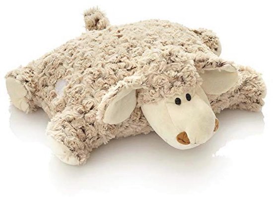 Pluche Schaap Kussen - Knuffelig Kussen voor Baby's en Kinderen - 35 x 40 cm - Zacht en Comfortabel van Merkloos