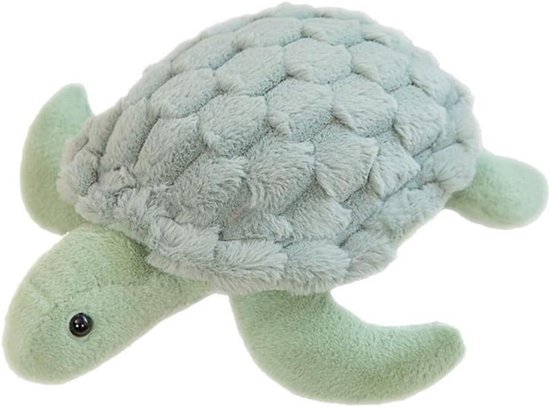 Pluche Schildpad - Knuffel Schildpad - Kinderen Verenigen - Zacht PP-katoen - 25 cm - Groen