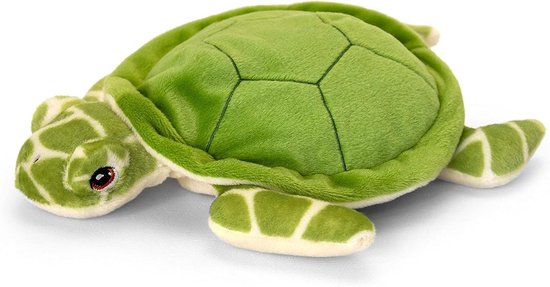 Pluche Schildpad - Knuffeldier Eco - Knuffelen en Spelen - 100% Gerecycled Materiaal - 25 cm - Diverse