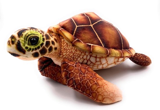 Pluche Schildpad - Knuffeldier Zeeschildpad - Fantasierijk Spel - Veelzijdig Gebruik - Klein formaat - Veelkleurig
