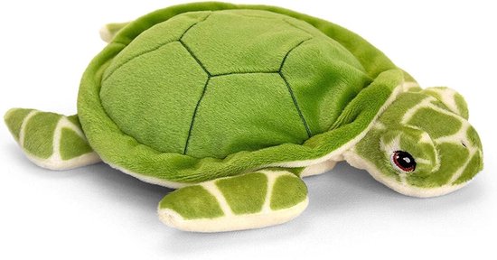 Pluche Schildpad - Zacht Speelgoed - Knuffelen en Spelen - 100% Gerecycled Materiaal - 25 cm - Meerkleurig
