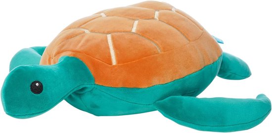 Pluche Schildpad - Zeeschildpad Knuffel - Kinderkamer Decoratie - Ultra Zachte Stof - 37 cm Lengte - Meerkleurig
