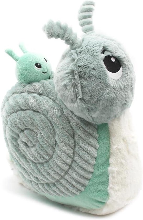 Pluche Slak Duo - Mama Baby Knuffel - Kalmeren Verhalen Creëren - Afneembare Baby