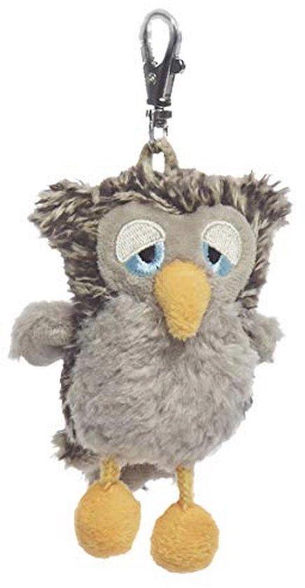 Pluche sleutelhanger uil Eulalia 10 cm - Perfect voor kinderen van Merkloos