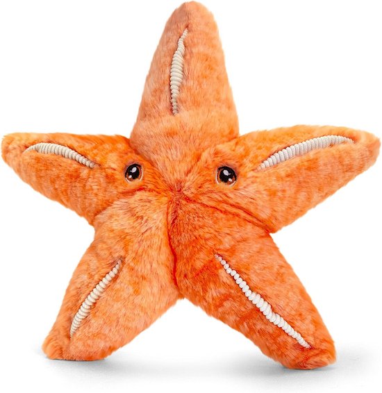 Pluche Speelgoed - Zacht Knuffel - Kinderen Spelen - 100% Gerecycled Materiaal - 18-25 cm - Oranje