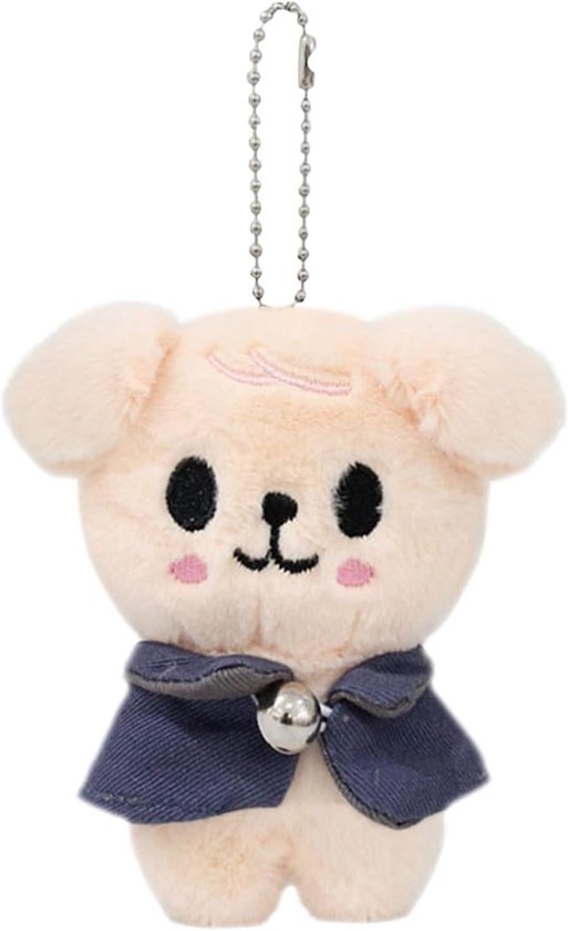 Pluche Speeltjes - Sleutelhanger Knuffel - Verzamelen Decoratie - Milieuvriendelijk Materiaal - 12 cm - Bruin